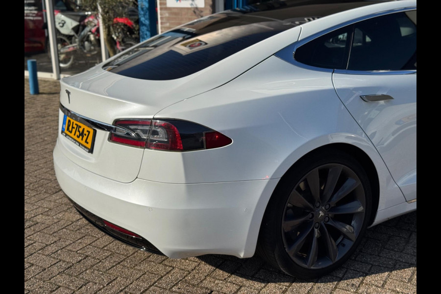 Tesla Model S 100D LONG RANGE 420 km 2018 WIT NAVI NAP BTW!