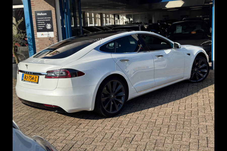 Tesla Model S 100D LONG RANGE 420 km 2018 WIT NAVI NAP BTW!