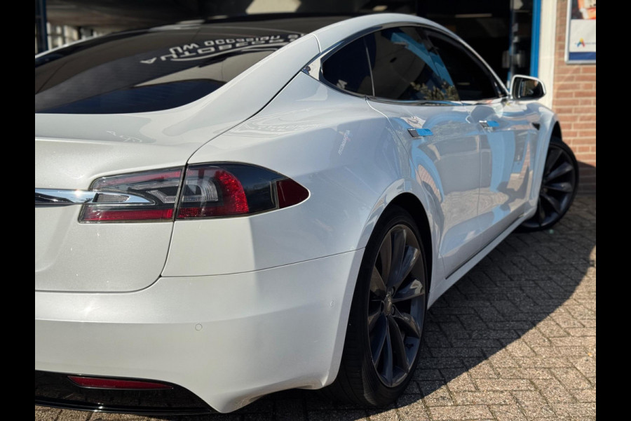 Tesla Model S 100D LONG RANGE 420 km 2018 WIT NAVI NAP BTW!