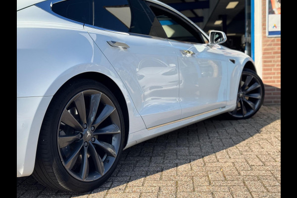 Tesla Model S 100D LONG RANGE 420 km 2018 WIT NAVI NAP BTW!