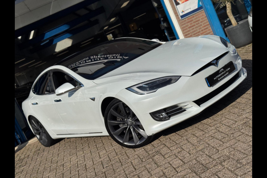 Tesla Model S 100D LONG RANGE 420 km 2018 WIT NAVI NAP BTW!