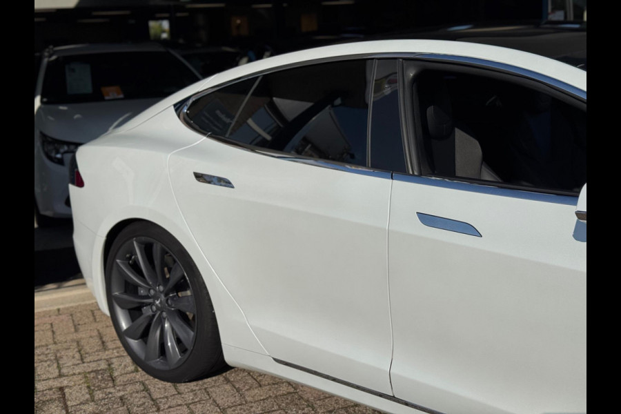 Tesla Model S 100D LONG RANGE 420 km 2018 WIT NAVI NAP BTW!