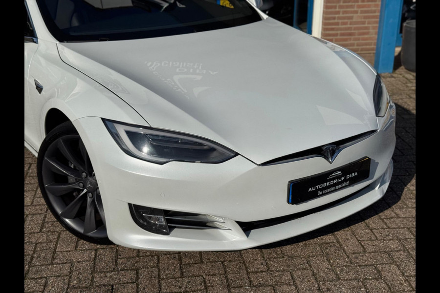 Tesla Model S 100D LONG RANGE 420 km 2018 WIT NAVI NAP BTW!