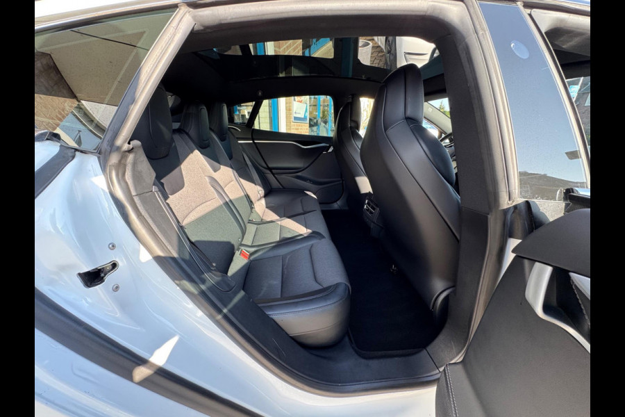 Tesla Model S 100D LONG RANGE 420 km 2018 WIT NAVI NAP BTW!