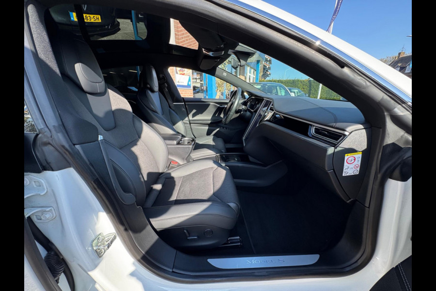 Tesla Model S 100D LONG RANGE 420 km 2018 WIT NAVI NAP BTW!