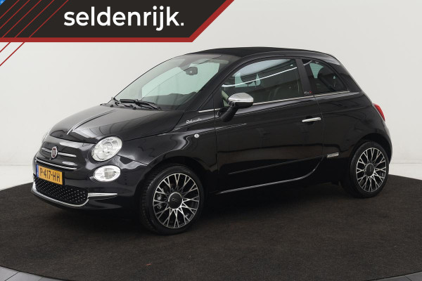 Fiat 500C 1.0 Hybrid Dolcevita | Xenon | Cruise control | Carplay | Half leder | Climate control | PDC | Elektrisch vouwdak | 16'' lichtmetalen velgen