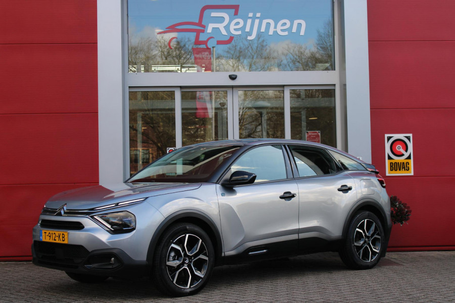 Citroën Ë-C4 FEEL PACK 136PK 50 kWh | ACHTERUITRIJ CAMERA | NAVIGATIE | APPLE CARPLAY/ANDROID AUTO | LED KOPLAMPEN | CLIMATE CONTROL | CRUISE CONTROL | 18" LICHTMETALEN VELGEN | DAB+ RADIO |