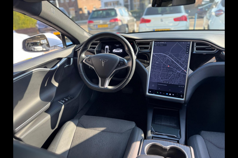 Tesla Model S 100D LONG RANGE 420 km 2018 WIT NAVI NAP BTW!
