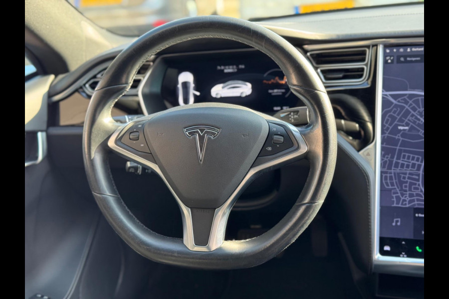 Tesla Model S 100D LONG RANGE 420 km 2018 WIT NAVI NAP BTW!