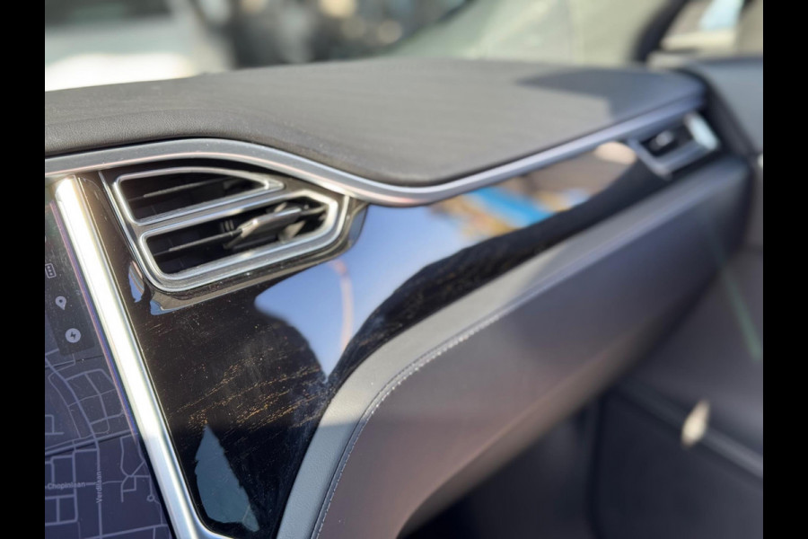 Tesla Model S 100D LONG RANGE 420 km 2018 WIT NAVI NAP BTW!
