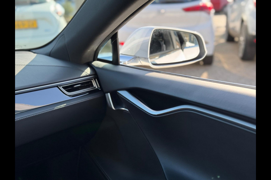Tesla Model S 100D LONG RANGE 420 km 2018 WIT NAVI NAP BTW!