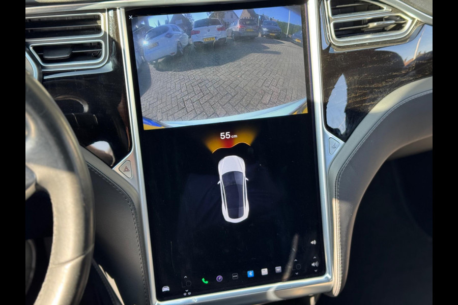Tesla Model S 100D LONG RANGE 420 km 2018 WIT NAVI NAP BTW!