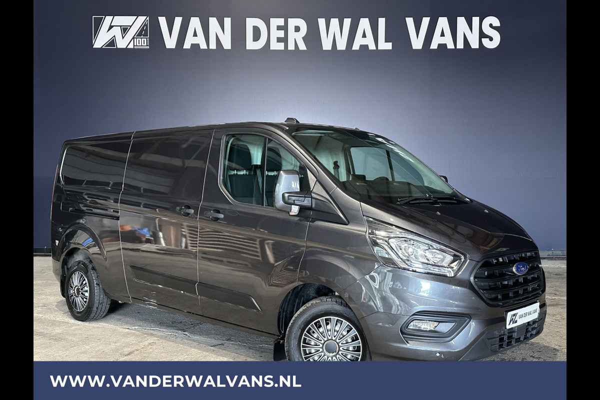 Ford Transit Custom 2.0 TDCI 131pk L2H1 Euro6 Airco | LED | Apple Carplay | Android Auto | Cruisecontrol Parkeersensoren, Verwarmde voorruit, Bijrijdersbank, 2800kg trekvermogen