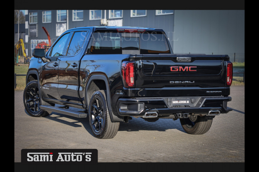 GMC Sierra Denali 6.2 V8 426PK | HUD | ALLE OPTIES | HEAD-UP | LANE ASSIST | 360 CAMERA | VIRTUAL COCKPIT |  BLACK LEDER | DUBBELE CABINE | 5 PERSOONS | PICK UP | Voorraad Nr 433794