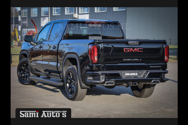 GMC Sierra Denali 6.2 V8 426PK | HUD | ALLE OPTIES | HEAD-UP | LANE ASSIST | 360 CAMERA | VIRTUAL COCKPIT |  BLACK LEDER | DUBBELE CABINE | 5 PERSOONS | PICK UP | Voorraad Nr 433794