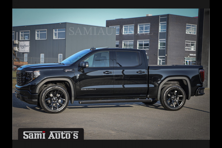 GMC Sierra Denali 6.2 V8 426PK | HUD | ALLE OPTIES | HEAD-UP | LANE ASSIST | 360 CAMERA | VIRTUAL COCKPIT |  BLACK LEDER | DUBBELE CABINE | 5 PERSOONS | PICK UP | Voorraad Nr 433794