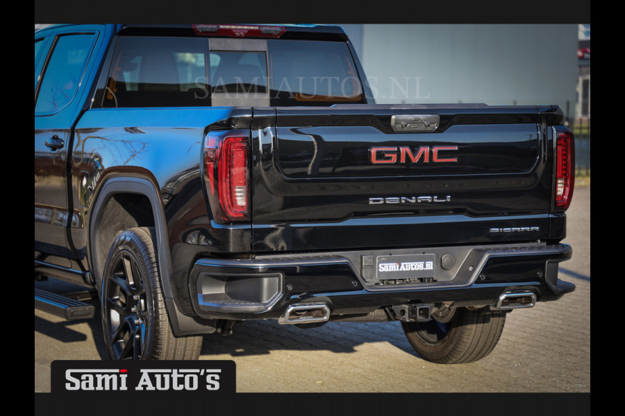 GMC Sierra Denali 6.2 V8 426PK | HUD | ALLE OPTIES | HEAD-UP | LANE ASSIST | 360 CAMERA | VIRTUAL COCKPIT |  BLACK LEDER | DUBBELE CABINE | 5 PERSOONS | PICK UP | Voorraad Nr 433794