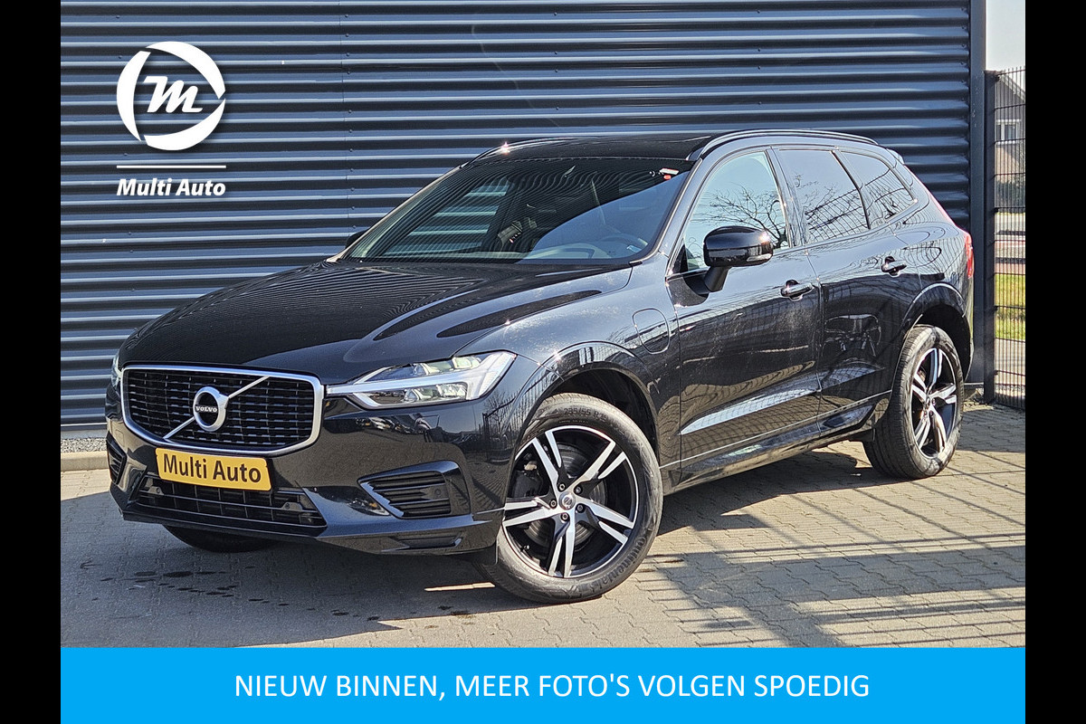 Volvo XC60 T8 Twin Engine AWD R-Design Plug In Hybrid Dealer O.H PHEV | Panodak | Luxe Lederen Sportstoelen Massage & Memory | Harman Kardon | Apple Carplay | Camera | 19"L.M | BLIS | Navi Full Map |