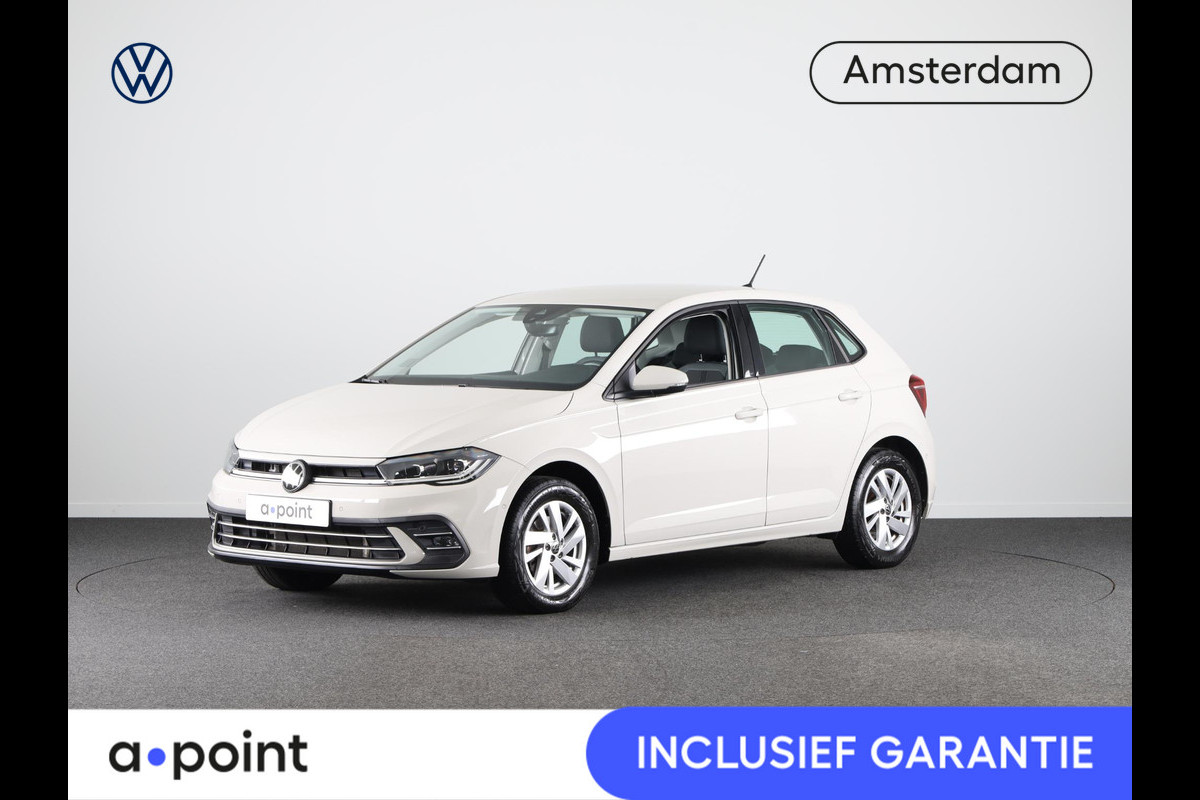 Volkswagen Polo 1.0 TSI Style 110 pk Automaat (DSG) | Navigatie via App | Trekhaak | Parkeersensoren (Park assist) | Adaptieve cruise control | Stoelverwarming | Matrix LED koplampen |