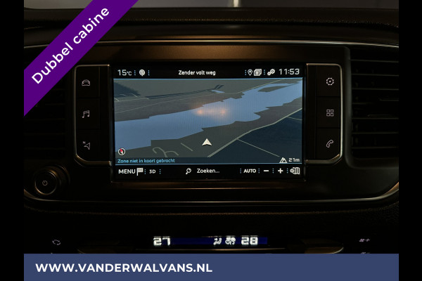 Peugeot Expert 2.0 BlueHDI 123pk Automaat L3H1 Dubbele cabine Euro6 Airco | 6-Zits | Navigatie | Camera Apple Carplay, Android Auto, Cruisecontrol, Parkeersensoren