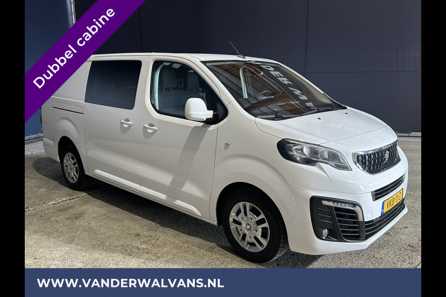 Peugeot Expert 2.0 BlueHDI 123pk Automaat L3H1 Dubbele cabine Euro6 Airco | 6-Zits | Navigatie | Camera Apple Carplay, Android Auto, Cruisecontrol, Parkeersensoren