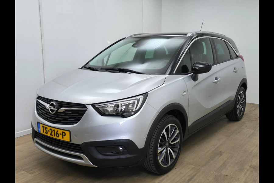 Opel Crossland X Occasion 1.2 Turbo Online Edition met parkeercamera en carplay | Tweedehands Opel Crossland X grijs | Pdc | Navi