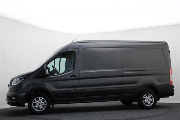 Ford Transit 350 2.0 TDCI L3H2 Limited 3-Zits, Airco, Camera, Cruise, Apple Carplay, Verwarmde Ruit, Trekhaak, 16''