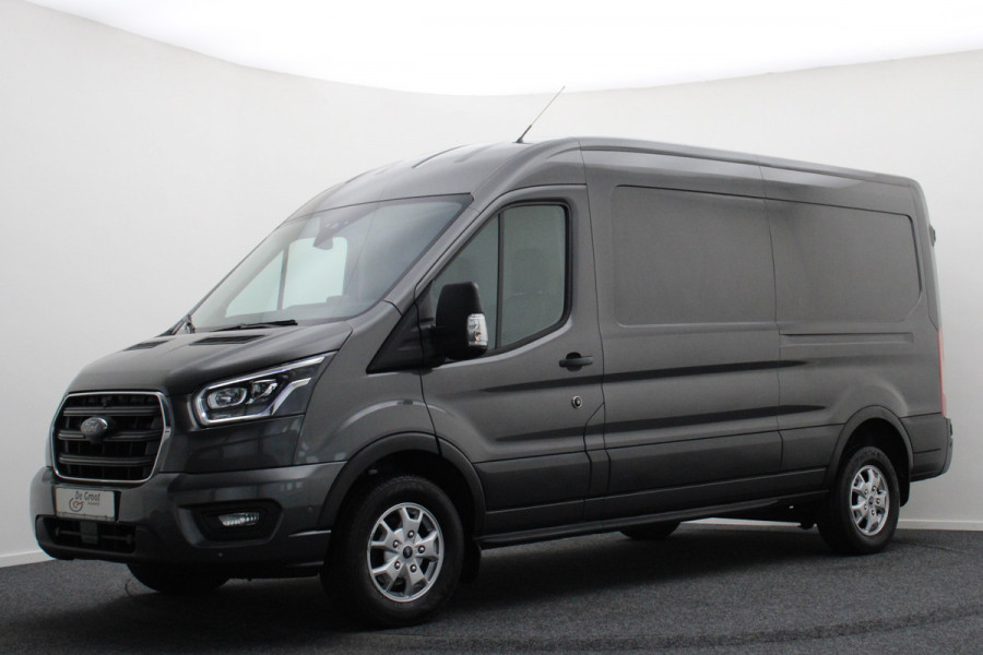 Ford Transit 350 2.0 TDCI L3H2 Limited 3-Zits, Airco, Camera, Cruise, Apple Carplay, Verwarmde Ruit, Trekhaak, 16''