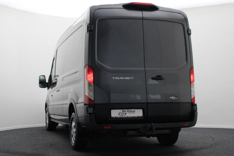 Ford Transit 350 2.0 TDCI L3H2 Limited 3-Zits, Airco, Camera, Cruise, Apple Carplay, Verwarmde Ruit, Trekhaak, 16''