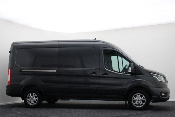 Ford Transit 350 2.0 TDCI L3H2 Limited 3-Zits, Airco, Camera, Cruise, Apple Carplay, Verwarmde Ruit, Trekhaak, 16''