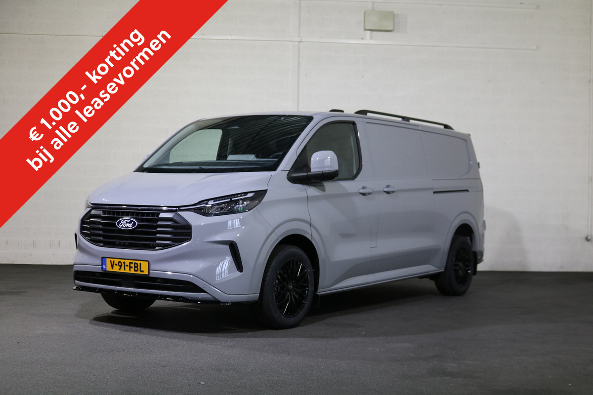 Ford Transit Custom 2.0 TDCI 136pk L2 H1 Limited Black Line Camera 2x Schuifdeur