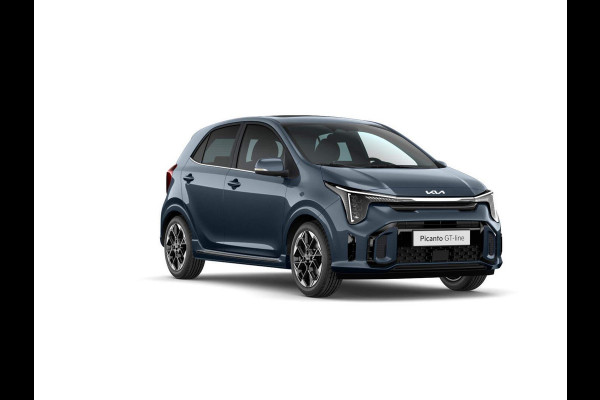 Kia Picanto 1.0 DPi GT-Line AMT | Automaat | MY25 | LED | Navi | CarPlay | Keyless | Schuif-/kanteldak | Stoel-/stuurverwarming | 16'' | Private Lease € 384,-