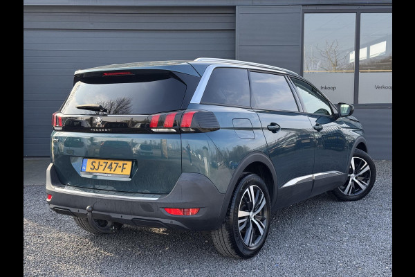 Peugeot 5008 1.2 PureTech Allure 7 Persoons,Automaat,Trekhaak,Pano,Navi,Stoelverwarming,Clima,Cruise,131pk,Halfleder,Pdc V+A,Lmv 18'',Apk tot 10-2025