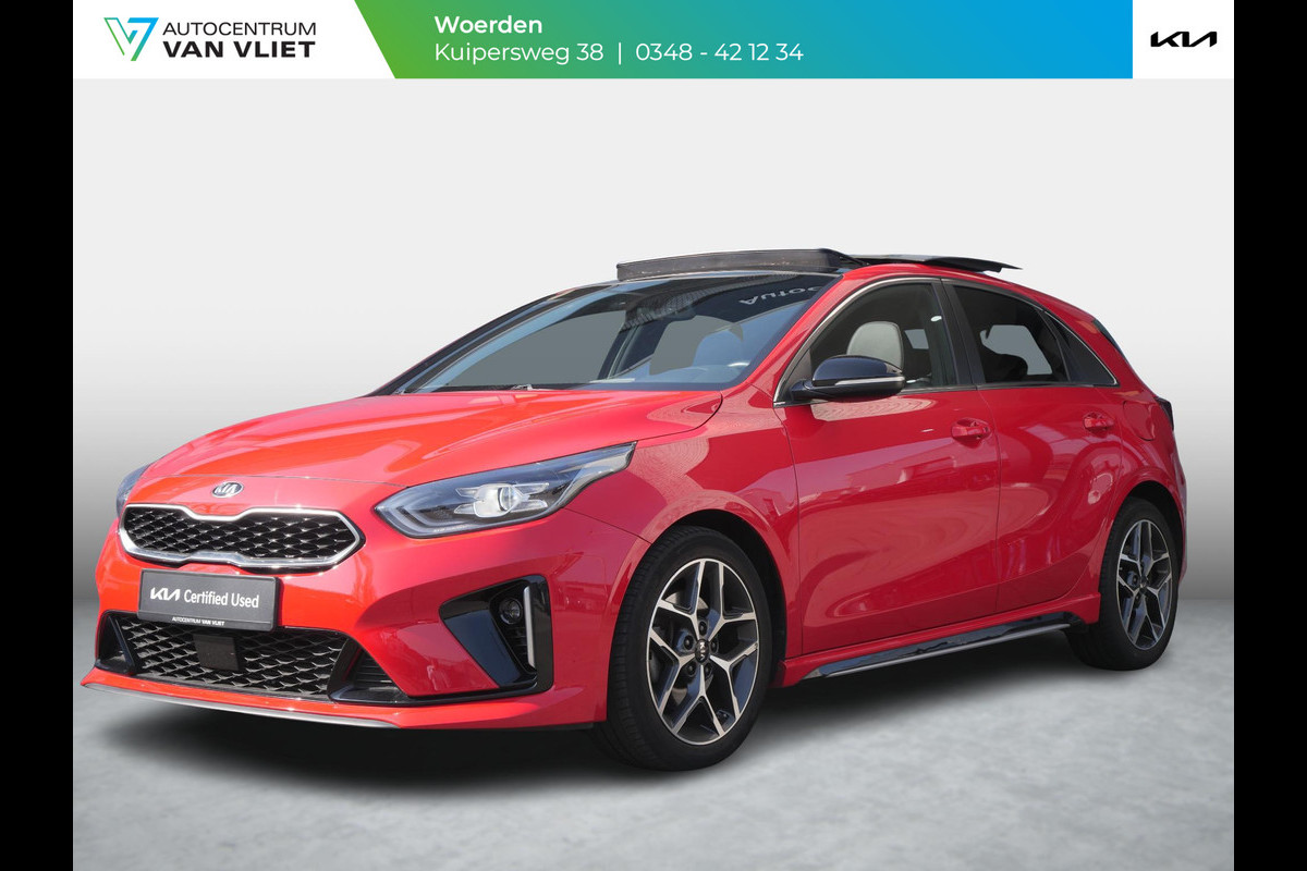 Kia Ceed 1.4 T-GDi GT-Line | Schuif-kanteldak | Climate control | Sportstoelen | Carplay | NL + Dealeronderhouden