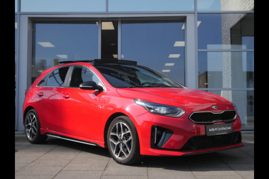 Kia Ceed 1.4 T-GDi GT-Line | Schuif-kanteldak | Climate control | Sportstoelen | Carplay | NL + Dealeronderhouden