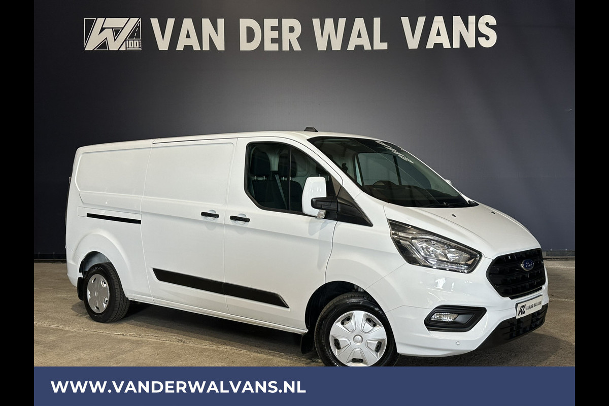 Ford Transit Custom 2.0 TDCI 131pk L2H1 Euro6 Airco | LED | Cruisecontrol | Parkeersensoren Verwarmde voorruit, Bijrijdersbank, 2800kg trekvermogen