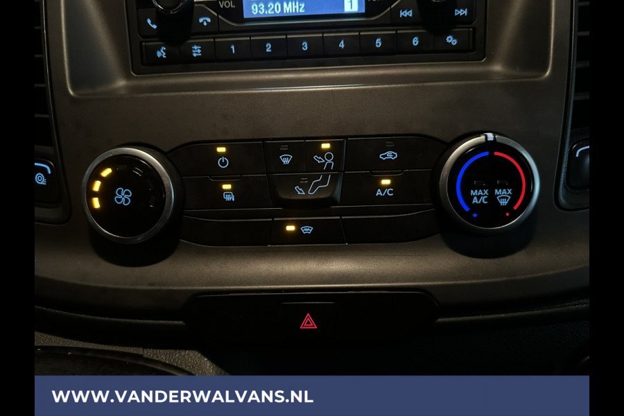 Ford Transit Custom 2.0 TDCI 131pk L2H1 Euro6 Airco | LED | Cruisecontrol | Parkeersensoren Verwarmde voorruit, Bijrijdersbank, 2800kg trekvermogen