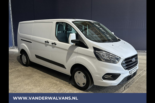 Ford Transit Custom 2.0 TDCI 131pk L2H1 Euro6 Airco | LED | Cruisecontrol | Parkeersensoren Verwarmde voorruit, Bijrijdersbank, 2800kg trekvermogen