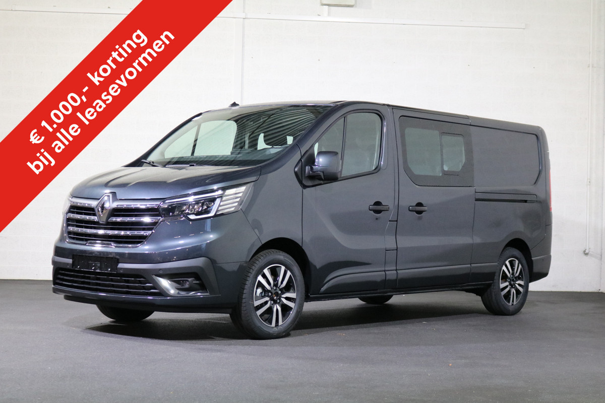 Renault Trafic 2.0 dCi 170pk L2 H1 DC Airco Navigatie Camera 2x Schuifdeur Luxe