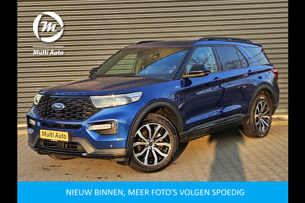 Ford Explorer 3.0 V6 EcoBoost ST-Line Plug In Hybrid 457pk 7 Persoons PHEV | Panodak | Trekhaak Afn . | Adaptive Cruise | Lederen Sportstoelen Memory & Ventilatie | Bang & Olufsen | Keyless | 20 "L.M  |