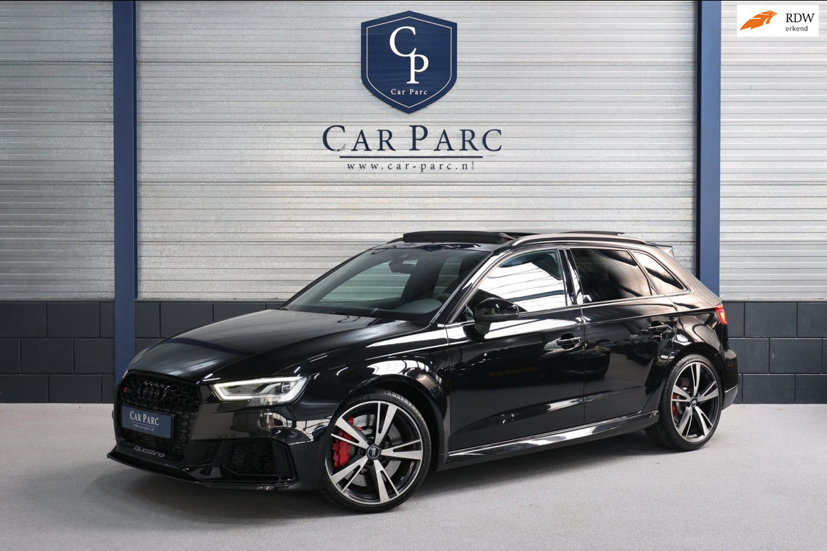 Audi RS3 Sportback 2.5 TFSI quattro MILLTEK/LED/VIRTUAL/SFEER/PANORAMADAK/LEDER+S.VERWARMING/LMV/CAM/ACC/ECC/12 MND GARANTIE!