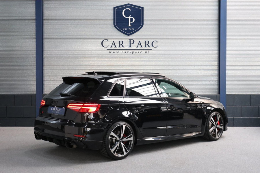 Audi RS3 Sportback 2.5 TFSI quattro MILLTEK/LED/VIRTUAL/SFEER/PANORAMADAK/LEDER+S.VERWARMING/LMV/CAM/ACC/ECC/12 MND GARANTIE!