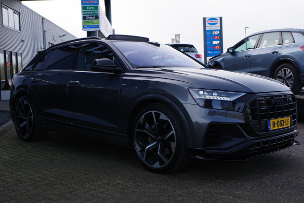 Audi Q8 55 TFSI 340 PK Quattro Pro Line Plus, ABT, Panoramadak, B&O, Elekt. Trekhaak, Luchtvering, Memory