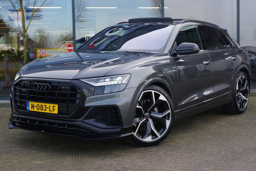 Audi Q8 55 TFSI 340 PK Quattro Pro Line Plus, ABT, Panoramadak, B&O, Elekt. Trekhaak, Luchtvering, Memory