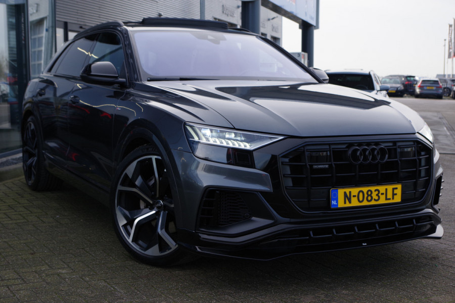 Audi Q8 55 TFSI 340 PK Quattro Pro Line Plus, ABT, Panoramadak, B&O, Elekt. Trekhaak, Luchtvering, Memory