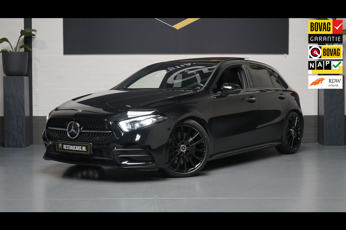 Mercedes-Benz A-Klasse A250 AMG 4MATIC AUTOMAAT-360 CAMERA-ACC-AMBIANCE-BURMESTER-CARPLAY-KEYLESS-LEDER-MEMORY-MULTIBEAM-PANORAMA