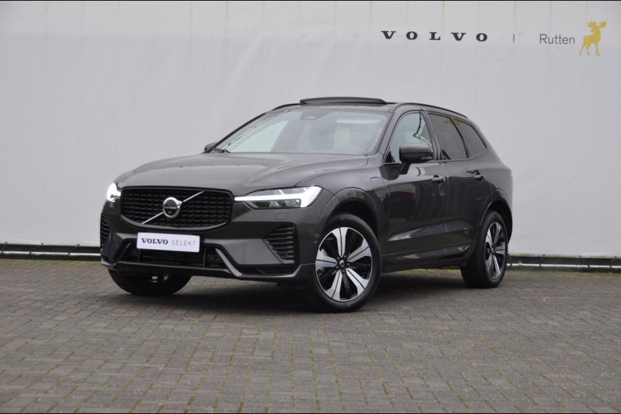 Volvo XC60 T6 350PK Automaat Plug-in hybrid AWD Plus Dark Long range / Adaptieve cruise control / Panoramadak / Apple carplay / Parkeersensoren met 360 camera / Elektrische achterklep / Elektrische stoelen met geheugen / Stoel en stuurwielverwarming