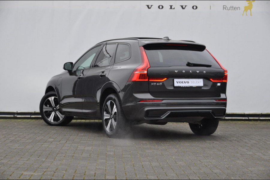 Volvo XC60 T6 350PK Automaat Plug-in hybrid AWD Plus Dark Long range / Adaptieve cruise control / Panoramadak / Apple carplay / Parkeersensoren met 360 camera / Elektrische achterklep / Elektrische stoelen met geheugen / Stoel en stuurwielverwarming