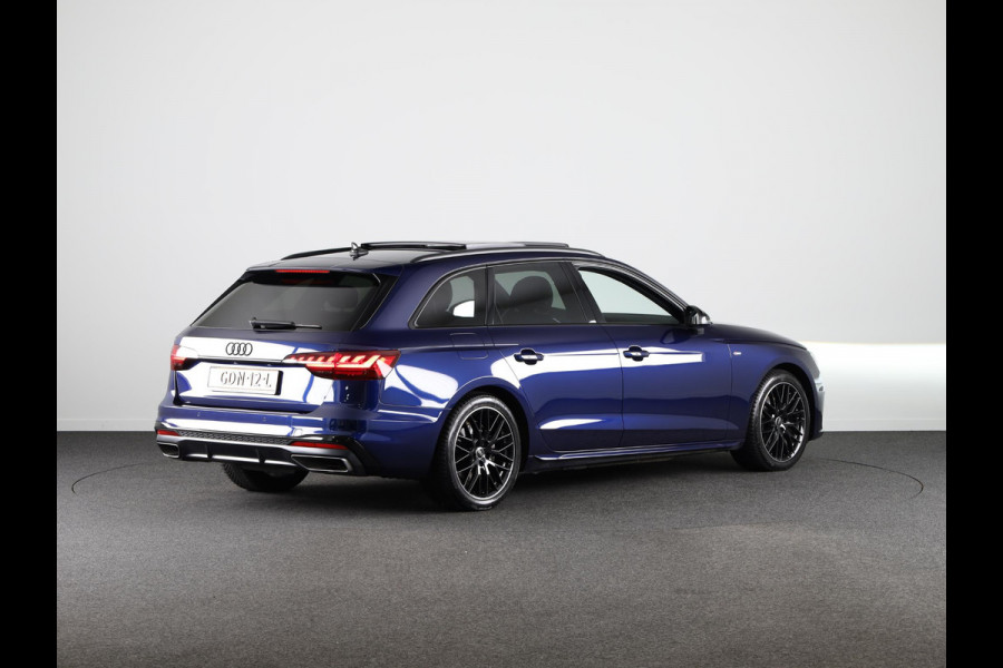 Audi A4 Avant 35 TFSI S edition Competition 150 pk S-tronic | Verlengde garantie | Navigatie | Panoramadak | Parkeersensoren | Cruise control | Stoelverwarming | S-line |