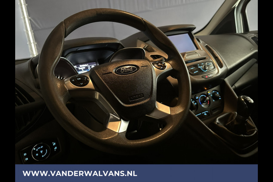 Ford Transit Connect 1.5 TDCI 101pk L2H1 Euro6 Airco | Camera | Imperiaal | 3-Zits | Trekhaak Parkeersensoren, Bijrijdersbank